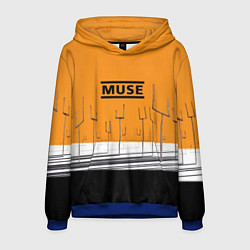 Толстовка-худи мужская Muse: Orange Mood, цвет: 3D-синий