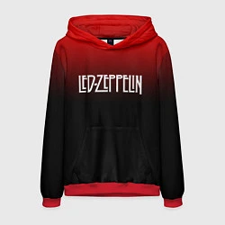 Толстовка-худи мужская Led Zeppelin, цвет: 3D-красный