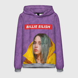 Толстовка-худи мужская Billie Eilish, цвет: 3D-меланж