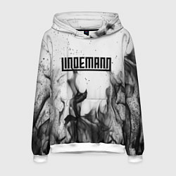 Толстовка-худи мужская LINDEMANN: Black Fire, цвет: 3D-белый
