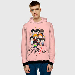 Толстовка-худи мужская Stray Kids, цвет: 3D-черный — фото 2
