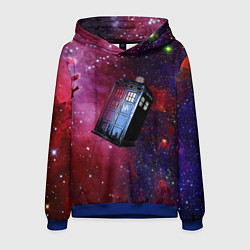 Толстовка-худи мужская Doctor Who, цвет: 3D-синий