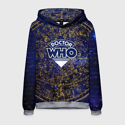 Толстовка-худи мужская Doctor Who, цвет: 3D-меланж