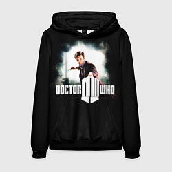 Толстовка-худи мужская Doctor Who, цвет: 3D-черный