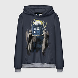 Толстовка-худи мужская Doctor Who, цвет: 3D-меланж