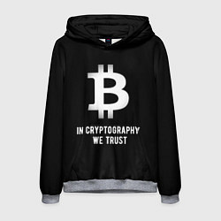 Мужская толстовка Биткоин Криптовалюта