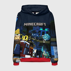 Толстовка-худи мужская MINECRAFT, цвет: 3D-красный