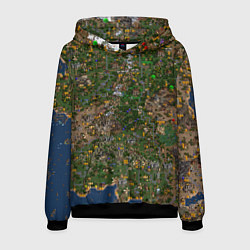 Мужская толстовка Карта в Heroes 3