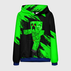 Толстовка-худи мужская MINECRAFT, цвет: 3D-синий