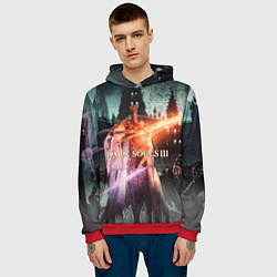 Толстовка-худи мужская Dark Souls 3 Pontiff Sulyvahn, цвет: 3D-красный — фото 2