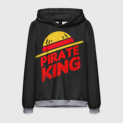 Толстовка-худи мужская One Piece Pirate King, цвет: 3D-меланж