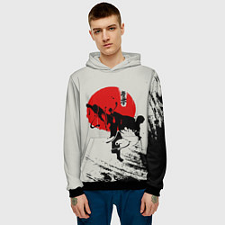 Толстовка-худи мужская Kyokushinkai Karate, цвет: 3D-черный — фото 2