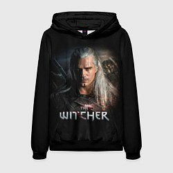 Толстовка-худи мужская THE WITCHER, цвет: 3D-черный