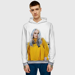 Толстовка-худи мужская BILLIE EILISH, цвет: 3D-меланж — фото 2