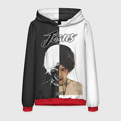 Толстовка-худи мужская Dzhizus, цвет: 3D-красный