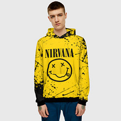 Толстовка-худи мужская NIRVANA, цвет: 3D-черный — фото 2