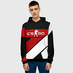 Толстовка-худи мужская CS GO, цвет: 3D-черный — фото 2