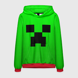 Толстовка-худи мужская MINECRAFT, цвет: 3D-красный