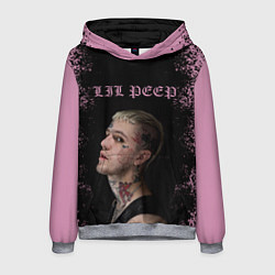 Толстовка-худи мужская LiL PEEP, цвет: 3D-меланж