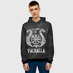 Толстовка-худи мужская Valhalla, цвет: 3D-черный — фото 2