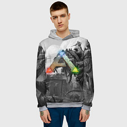 Толстовка-худи мужская Ark Survival Evolved, цвет: 3D-меланж — фото 2
