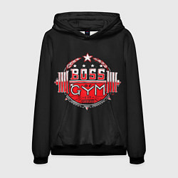 Мужская толстовка Boss of GYM акварель