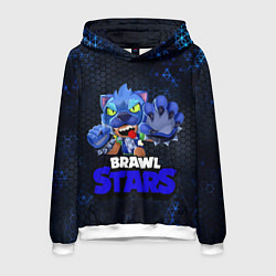 Мужская толстовка Brawl Stars Blue Hex