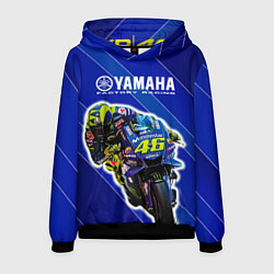 Толстовка-худи мужская Valentino Rossi, цвет: 3D-черный