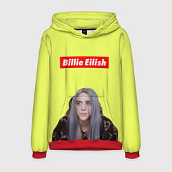 Толстовка-худи мужская BILLIE EILISH, цвет: 3D-красный