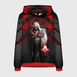 Толстовка-худи мужская Assasin's creed, цвет: 3D-красный