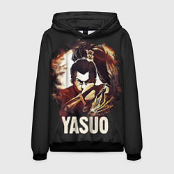 Толстовка-худи мужская Yasuo, цвет: 3D-черный