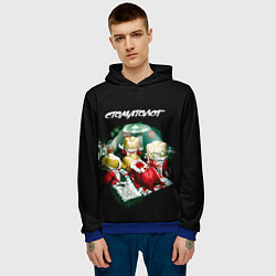 Толстовка-худи мужская Стоматолог, цвет: 3D-синий — фото 2