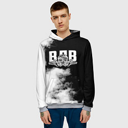 Толстовка-худи мужская ВДВ, цвет: 3D-меланж — фото 2