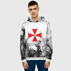 Толстовка-худи мужская UMBRELLA CORP, цвет: 3D-белый — фото 2