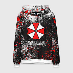 Толстовка-худи мужская UMBRELLA CORP, цвет: 3D-белый