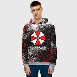 Толстовка-худи мужская UMBRELLA CORP, цвет: 3D-меланж — фото 2