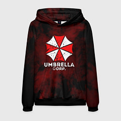 Толстовка-худи мужская UMBRELLA CORP, цвет: 3D-черный