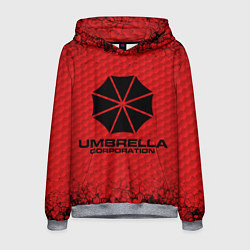 Толстовка-худи мужская Umbrella Corporation, цвет: 3D-меланж