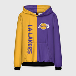 Толстовка-худи мужская LA LAKERS, цвет: 3D-черный