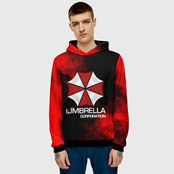 Толстовка-худи мужская UMBRELLA CORP, цвет: 3D-черный — фото 2