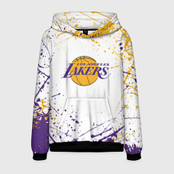 Толстовка-худи мужская LA LAKERS, цвет: 3D-черный