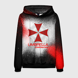 Толстовка-худи мужская UMBRELLA CORP, цвет: 3D-черный