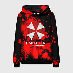 Толстовка-худи мужская UMBRELLA CORP, цвет: 3D-черный