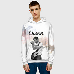 Толстовка-худи мужская Сплин, цвет: 3D-белый — фото 2