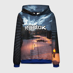 Толстовка-худи мужская ROBLOX, цвет: 3D-синий