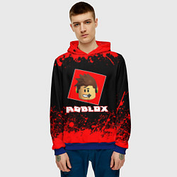 Толстовка-худи мужская ROBLOX, цвет: 3D-синий — фото 2