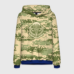 Толстовка-худи мужская ВДВ СССР, цвет: 3D-синий