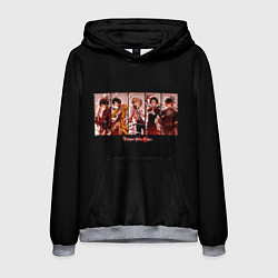 Толстовка-худи мужская Великий из бродячих псов, цвет: 3D-меланж