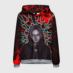 Толстовка-худи мужская Pyrokinesis, цвет: 3D-меланж