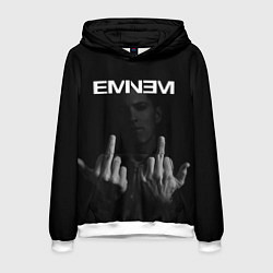 Толстовка-худи мужская EMINEM, цвет: 3D-белый